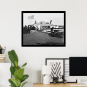 De Hygeia Dining Saloon in Fort Monroe 1864 Poster (Thuiskantoor)