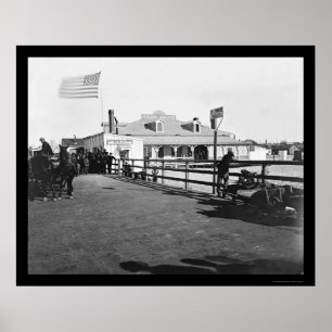 De Hygeia Dining Saloon in Fort Monroe 1864 Poster