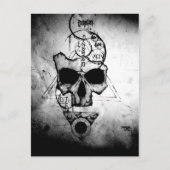 De Hyman Skull Briefkaart (Voorkant)