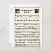 De Hymnes van Kerstmis: Carol van de Kinderen Feestdagenkaart (Voorkant / Achterkant)