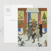 De hymnes van Kerstmis Feestdagenkaart (Voorkant / Achterkant)