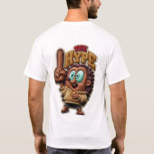 De Hype Grappige Egel Borduurpatch Cadeau T-shirt (Achterkant)
