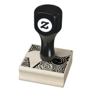 de hypnotiserende ontwerp rubberen stempel