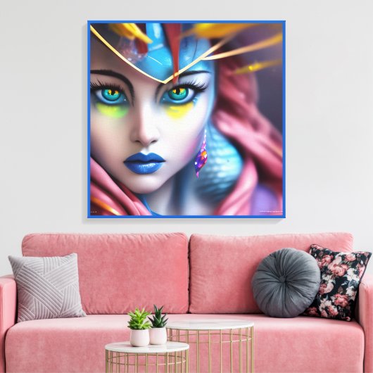 De Hypnotist Canvas Afdruk (Insitu (Woonkamer))