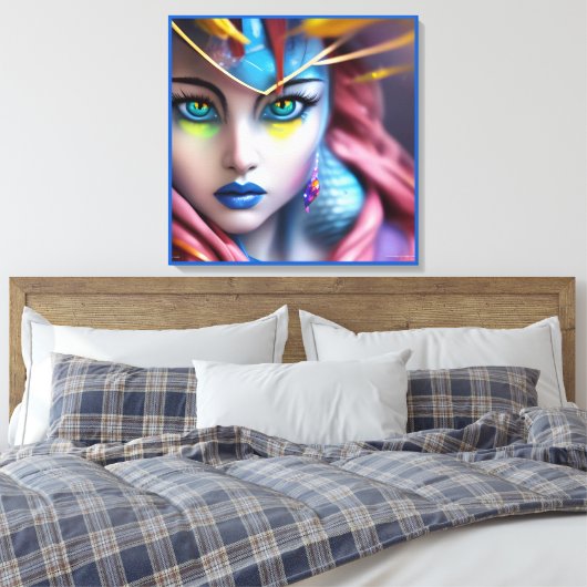 De Hypnotist Canvas Afdruk (Insitu (Slaapkamer))