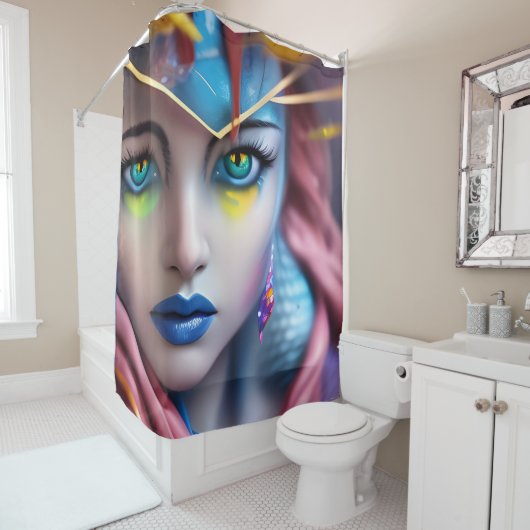 De Hypnotist Douchegordijn (In situ)