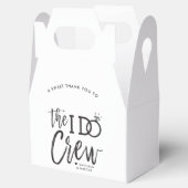 De I-bemanning | Favor van de bruiloft Bedankdoosjes (Geopend)