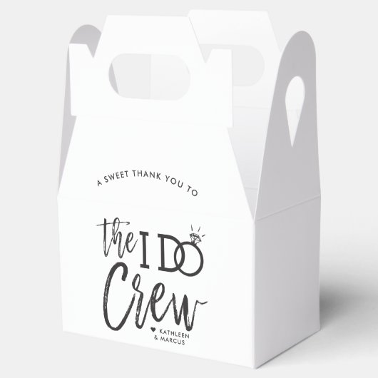 De I-bemanning | Favor van de bruiloft Bedankdoosjes (Geopend)