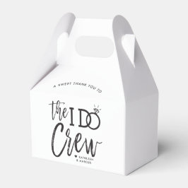 De I-bemanning | Favor van de bruiloft Bedankdoosjes
