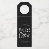 De I-bemanning | Favor van de bruiloft Flessenhanger (Voorkant)