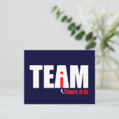 De i in TEAM Briefkaart (Staand voorkant)