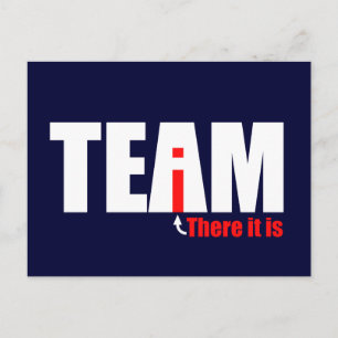 De i in TEAM Briefkaart