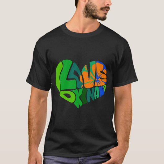 De I Love Okinawa Mannen T-Shirt (Voorkant)