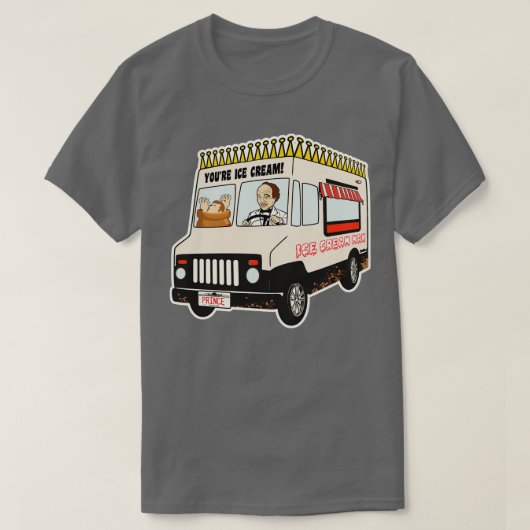 De Ice Cream Man Truck Clint Howard T-shirt (Design voorkant)