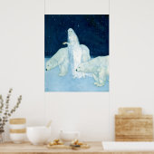 De Ice Maiden van Edmund Dulac Poster (Keuken)