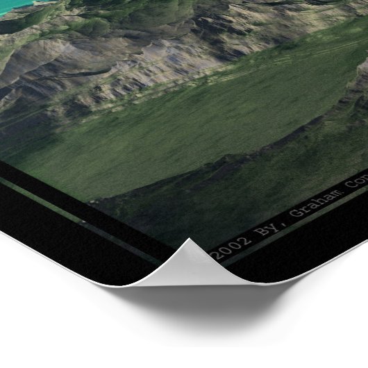 De Ice Moon van Velloria Poster (Hoek)