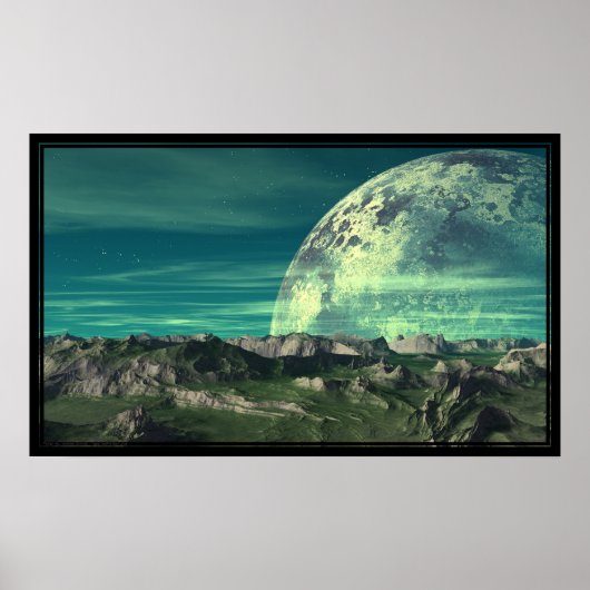De Ice Moon van Velloria Poster (Voorkant)