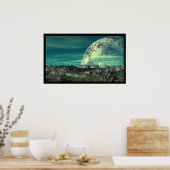 De Ice Moon van Velloria Poster (Keuken)