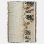 De Ice Near Town 1620 Hendrick Avercamp Deken (Voorkant Verticaal)