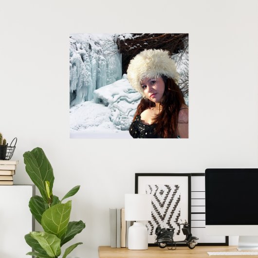 De Ice Queen en haar Palace Poster (Thuiskantoor)