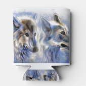 De Ice Wolf Blikjeskoeler (Achterkant)