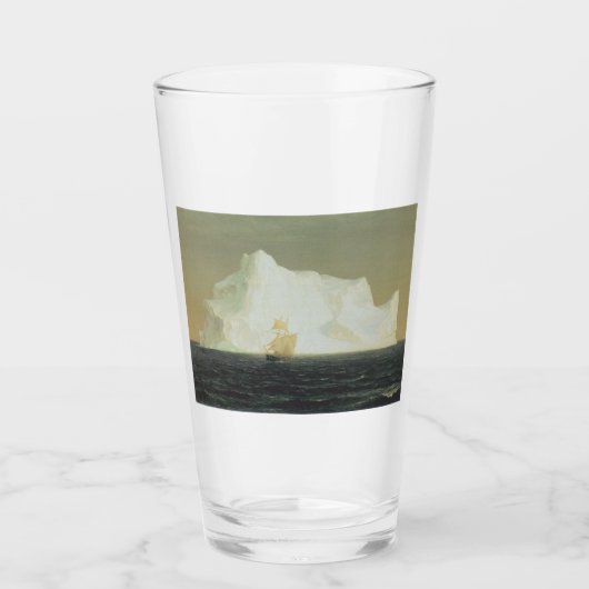 De Iceberg (door de Frederic Edwin Church) Glas (Voorkant)