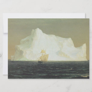 De Iceberg (door de Frederic Edwin Church) Kaart