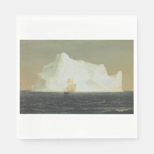 De Iceberg (door de Frederic Edwin Church) Servet (Voorkant)