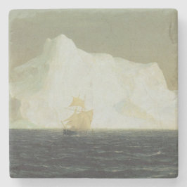 De Iceberg (door de Frederic Edwin Church) Stenen Onderzetter