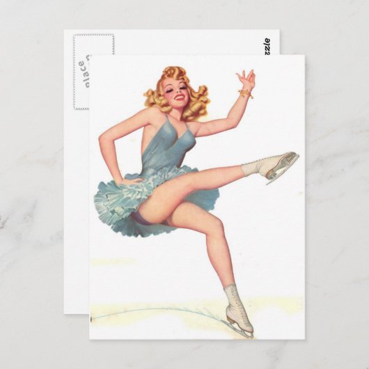 De Iceman pingelen Briefkaart (Voorkant / Achterkant)