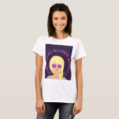 DE ICONEC BLONDE SCHOONHEID T-SHIRT (Voorkant volledig)
