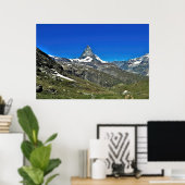 De Iconic Matterhorn Poster (Thuiskantoor)