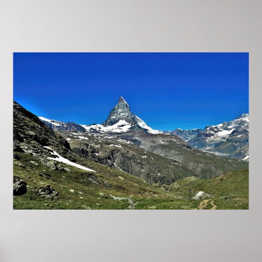 De Iconic Matterhorn Poster (Voorkant)