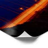 De iconische brug met San Francisco Poster (Hoek)