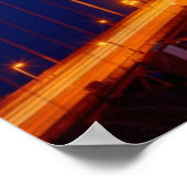 De iconische brug met San Francisco Poster (Hoek)