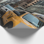 De iconische Cabines van de Taxi van de Stad van Cadeaupapier (Hoek)