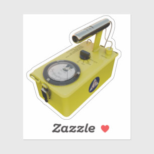 De iconische CD V-700 Geiger Counter Sticker