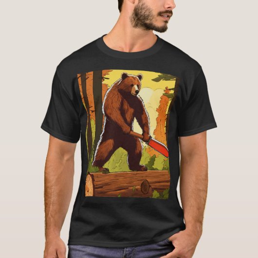 De iconische contouren van een eenvoudig, rustiek  t-shirt (Voorkant)