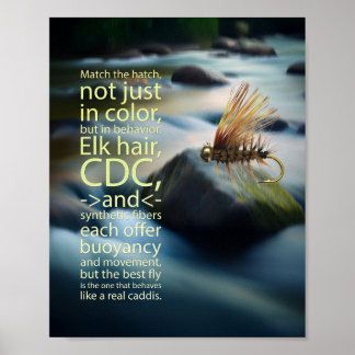 De Iconische Elandhaar Schietmot Vlieg Poster