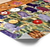 De iconische levensboom van Gustav Klimt Poster (Hoek)