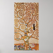 De iconische levensboom van Gustav Klimt Poster (Voorkant)