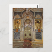 De iconostase, kerk van de Metamorphis, Syros Briefkaart (Voorkant / Achterkant)