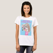 DE ICOON VAN BLONDE SCHOONHEID T-SHIRT (Voorkant volledig)