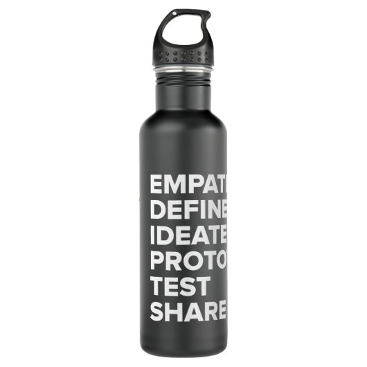 De idea Guy™-proceswaterfles - BW Waterfles (Voorkant)