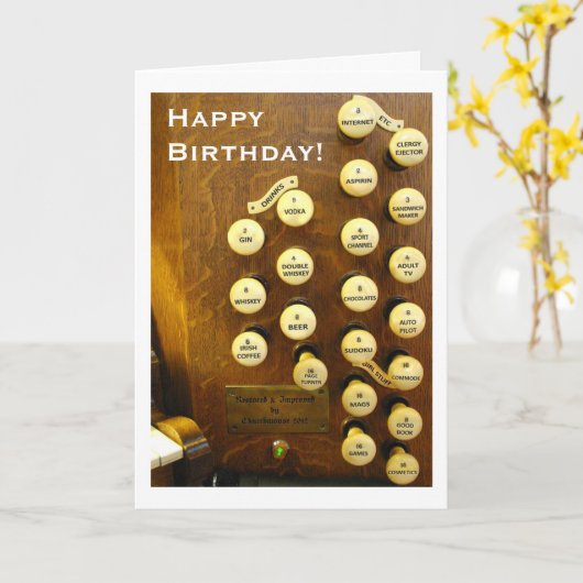 De ideale kaart van de orgaanverjaardag (Gele Bloem)