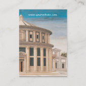 DE IDEALE STAD/RENAISSANCE ARCHITECTUUR,ARCHITECT VISITEKAARTJE (Achterkant)