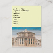 DE IDEALE STAD/RENAISSANCE ARCHITECTUUR,ARCHITECT VISITEKAARTJE (Voorkant)