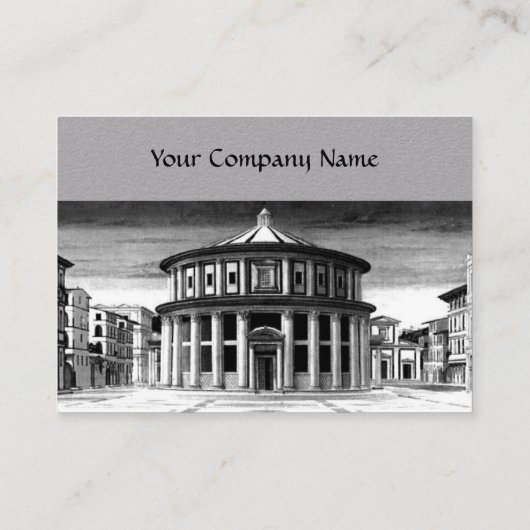 DE IDEALE STAD/RENAISSANCE ARCHITECTUUR,ARCHITECT VISITEKAARTJE (Achterkant)