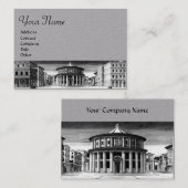 DE IDEALE STAD/RENAISSANCE ARCHITECTUUR,ARCHITECT VISITEKAARTJE (Voorkant / Achterkant)