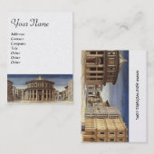 DE IDEALE STAD/RENAISSANCE ARCHITECTUUR,ARCHITECT VISITEKAARTJE (Voorkant / Achterkant)